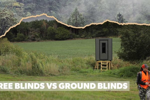 Ground Blinds vs Tree Blinds Graphic